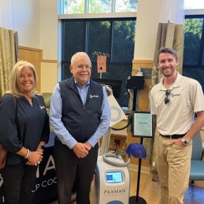 L to R: Pam Blanchard, Kevin Tesseo, Connor Darling. (Photo courtesy Northern Light Health)