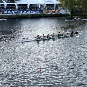 Mixed Eight: Marnie Read, Grace Doolen, Leslie Forand, Amy Mitchell, Jake Roux, Mark McAllister, Robert Wickenden, Cabot Adams, cox Kali Brown. (Photo courtesy Megunticook Rowing)
 (Photo courtesy Megunticook Rowing)