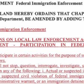 First part of ordinance draft