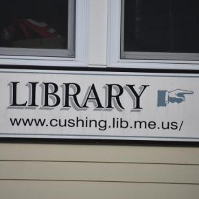 library sign