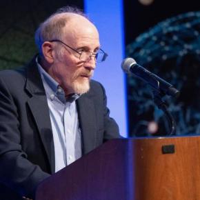 Robert S. Steneck at lectern
