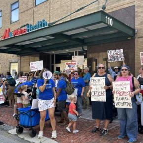Miles Delivers Action Coalition protesting in Portland