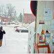BELFAST - A snowy day, at the Belfast Co-op. (Photo by Ethan Andrews)