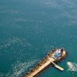 The Rockland Breakwater from the air. (Photo by Jenna Lookner)