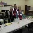 Red cross staff and volunteers greet people in search of warmth and power in the band room at Troy Howard Middle School. Staff said they had 11 people Monday night and as of 6pm Tuesday had over 20. 