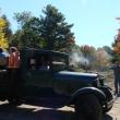 antique truck, Wiscasset, Waterville & Farmington Railway Museum, Alna, Maine