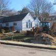 rockport, maine, library, demolition, construction
