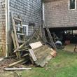 behind the barn