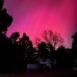 Meanwhile, down in Yarmouth, folks were experiencing the same intensity in color. The skies, as seen from Bog Bridge, in Camden. (Photo by Mikki Colquhoun)