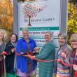 The Healing Garden’s Michelle Walker, Jacqueline Campbell, Diana Chapin, Dr. Kerri Vacher, Michele Leclerc and Joanne Pease celebrate a ribbon cutting at their new location at 69 Lincolnville Avenue, Belfast.  Other founding members absent from the photo include Dr. Deb Peabody, Larriean Pickford and Kathy Gaskin. (Photo courtesy Belfast Chamber of Commerce)  