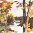 Painting by Anne Cronin.