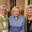 Maine Governor Janet Mills joins MCC President Christine Murphy (left) and Vice President Karen O’Maxfield at the Halle Cairde induction. (Photo courtesy Karen O'Maxfield)