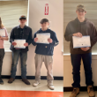 A.M. (l-r): Henry Miller, ESP; Dylan Pendleton, Carpentry; David Hubbard IV, Welding Technology; Brady Bryant, Electrical Trades; Sierra Cole, Graphic Design; Tanner Seaton, CTE Exploratory; Nicole Shorey, Education; Nolan Packard, Culinary Arts; Brayden Moody, Auto Technology; Anthony Hass, Auto Collision.  P.M. (l-r): Logen Buldoc, Electrical Trades; Charles Lewis III, Welding Trades; Aiden Boyd, Culinary Arts; Gracee Cayouette, Education; Thomas Young, Strive; Isabelle Butler, Graphic Design.