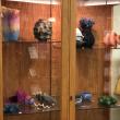 Felted wool sculptures on display at Gibbs Library