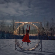 Portal Jump by Heather Lyon, color photograph, 2023. (Image courtesy The Parsonage Gallery)