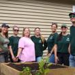 Maine Foodscapes. (L to R): Ali Mediate, Arica Webster, Brenda, Sydney Walton, Meg Palmer, Allison Graham, Joe Reardon. (Photo courtesy Saco & Biddeford Savings Institution)