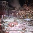 A bystander photo offers a glimpse of a fire scene at 2372 West Appleton Road around 4 a.m., Jan. 15, 2025.