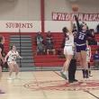 Camden Hills Regional High School Girls Varsity Basketball team vs Hampden Academy, Jan. 27. (Photo by Eric Lear)