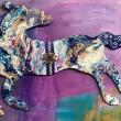 Hoof beats Mixed Media Equine Expressions by Diana Gallant. (Photo courtesy Gibbs Library)