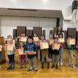 Gratitude award winners, pictured with Principal, Ainslee Riley: Front: Riley Blakeway, Hailey Ames, Violet Dailey, Adam Breen, Anthony Diaz, Ryman Ames-Allan. Back: Emmett DeYoung, Logan Atwood, Gemma Rubino, Avery Cole, Jayla O’Hare, Norah Smith, Dominic Jefferson, Calvin Paul. Not pictured: James Magnoli, and Jayden Callahan. (Photo courtesy Thomaston Grammar School)