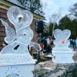 Ice Sculptures. (Photo courtesy Camden Public Library)