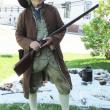 Paul Daiute, late of Hallowell, represents a Maine militia man. (Photo courtesy Lincoln County Historical Association)