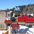 Sleds ready and rarin' to go. Photo by Kay Stephens