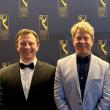 Tristan Noyes and Rory Strunk at the New England Emmy's. Photo courtesy StreamState