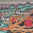 Rope art by Eric Darling. (Photo courtesy Rockland Public Library) 