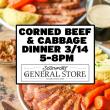 Corned Beef & Cabbage 3/14