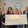 Bar Harbor Bank & Trust presents a donation from the Bank’s Casual for a Cause program to Maine Maritime Museum. Pictured L-R: Amanda Pleau, Marketing & Communications Manager at Maine Maritime Museum; Julianna Preston, Group Tour Coordinator at Maine Maritime Museum; Carlyn Adams, Membership & Database Coordinator at Maine Maritime Museum; Rebecca Roche, Chief Advancement Officer at Maine Maritime Museum; Chelsea Lane, Director of Visitor Experiences at Maine Maritime Museum; Andrea Headley, Develop