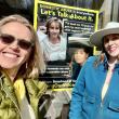 Patrisha McLean and Agnes Brackett with the poster they put up in Gardiner. Agnes joined Finding Our Voices twice at the State House in March, speaking in favor of a bill adding coercive control to Maine’s definition of domestic abuse and to urge legislators to prioritize domestic abuse victims. (Photo by Patrisha McLean)
