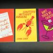 Set of 3 paperback mystery novels, "Lobsters Without Borders", "Don't Touch My Cocktail", and "Deep Fried Fate"