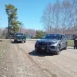 The property in question is not visible from the road block. (Photo by Sarah Thompson)