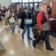 Arriving at the Civic Center. (Photo by Elias Twitchell)