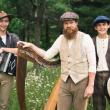 Alex Bigney and his sons, who will accompany some of the music selections. (Photo courtesy Rockland Public Library)