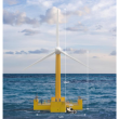 offshore wind turbine.