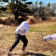 two americorps volunteers