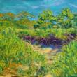 Holden Willard, Erosion Path (Kettle Cove), oil on canvas, 14x16" (Image courtesy Page Gallery)