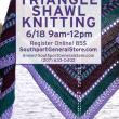 Triangle shawl workshop