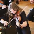 Sophia Grassi, violin, Mozart Mentors Orchestra. (Photo by Marti Stone)