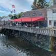 Waterfront dining in Boothbay Harbor