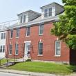 8 North Main Street, in Rockland, was built by David Gay in 1828. Gay made his own bricks from clay he picked up in his yard. (Photo by Sarah Thompson)