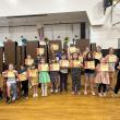 Courage award winners. Front: Sam Delano, Hadlee Ahearn, Avery Moore, Palmer Jackomino, Riley Blakeway, Noa Silverstein, Milo Fisher, Lila Haskell, Caidence Knowlton, Ellia Tucker, Levi Saroka. Back: Phoebe Edwards-Jenks, Dylan Latta, Jasmine Okouo, Corban Jackomino, Pam Smith, Swayze Prior, Lorelei Walsh, Autumn Morin, Kaiya Clements. Not pictured: Trevor Cronkhite. (Photo courtesy Thomaston Grammar School)