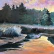 Dusk by Marguerite Lawler, 22 x 30”, oil. (Photo courtesy Local Color)