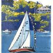 "Fanfare” hand colored etching by Michèle O’Keefe. (Photo courtesy New Era Gallery) 