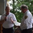 Owls Head Fire Chief Skip Hallett represents the Knox County Mutual Aid Association. (Photo by Sarah Thompson)