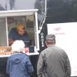 Chef Mike serving customers. (Photo by Kay Stephens)