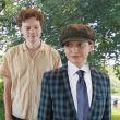 Jacob Allen Farmer and Jillian Hall in "The Two Gentlemen of Verona". (Photo by Camden Shakespeare Festival)