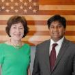 U.S. Senator Susan Collins and Charles Jagger. (Photo courtesy office of U.S. Senator Susan Collins)